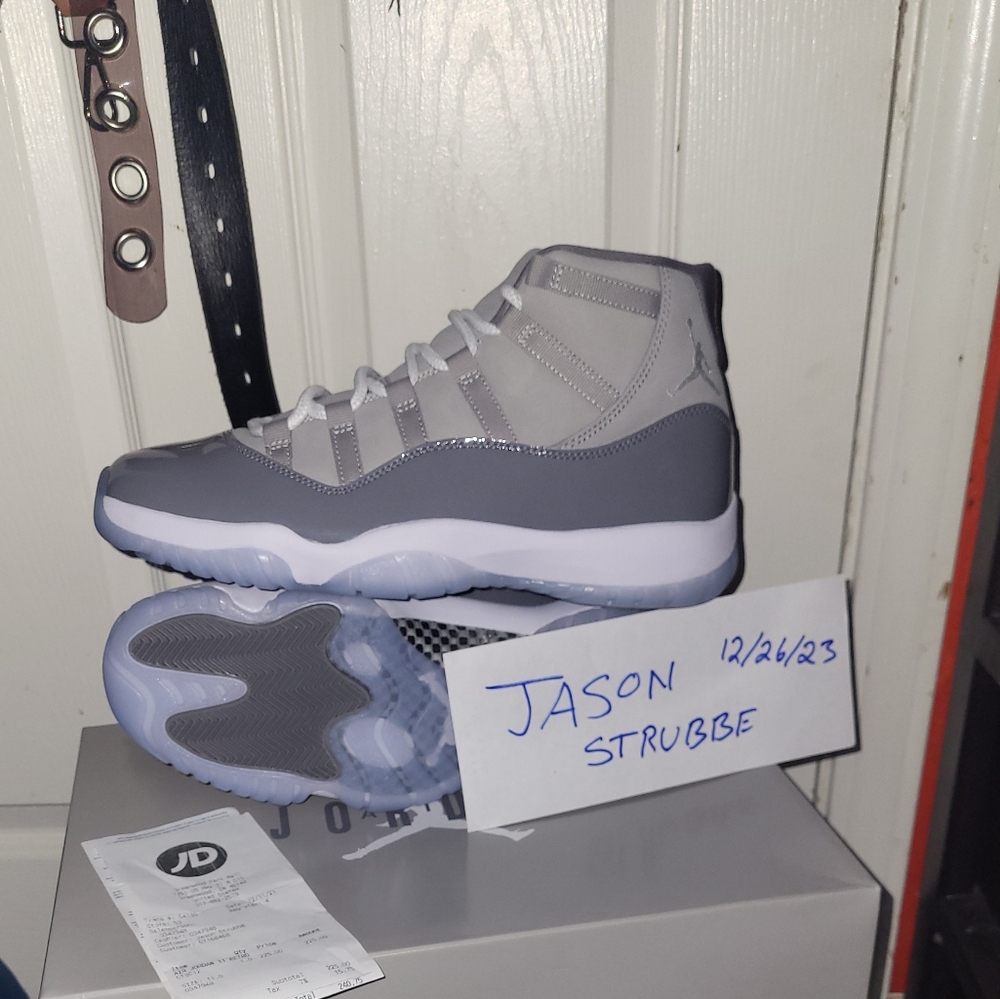 Jordan cool Grey 11's